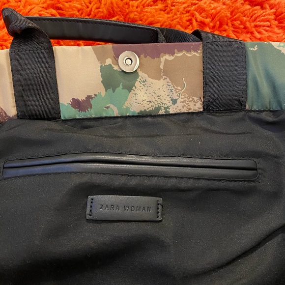 ZARA crossbody/tote camo bag - Picture 2 of 4
